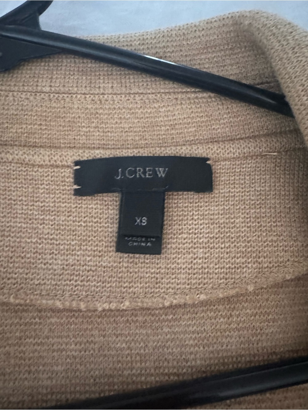 J. Crew Women's Sophie sweater blazer jacket in camel color. Size XS - Picture 4 of 5